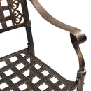 Have Stol 2 pcs Bronze 55 x 56,5 x 91cm Aluminium