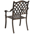 Have Stol 2 pcs Bronze 56 x 55 x 92,5 cm Aluminium