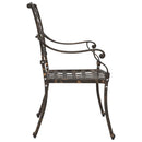 Have Stol 2 pcs Bronze 56 x 55 x 92,5 cm Aluminium