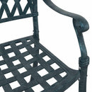 Have Stol 2 pcs Grøn 56 x 55 x 92,5 cm Aluminium