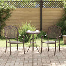 Have Stol 2 pcs Bronze 55 x 55 x 92,5cm Aluminium