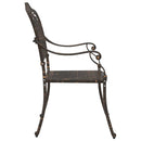 Have Stol 2 pcs Bronze 55 x 55 x 92,5cm Aluminium
