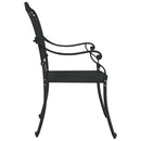 Have Stol 2 pcs Sort 55 x 55 x 92,5cm Aluminium
