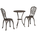 Have Bistro Sæt 3 pcs Bronze Aluminium