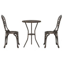 Have Bistro Sæt 3 pcs Bronze Aluminium