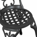 Have Bistro Sæt 3 pcs Sort Aluminium