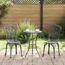 Have Bistro Sæt 3 pcs Sort Aluminium