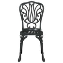 Have Bistro Sæt 3 pcs Sort Aluminium