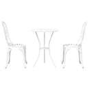 Have Bistro Sæt 3 pcs Hvid Aluminium