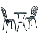 Have Bistro Sæt 3 pcs Grøn Aluminium