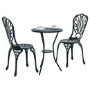 Have Bistro Sæt 3 pcs Grøn Aluminium
