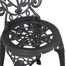 Have Bistro Sæt 3 pcs Sort Aluminium