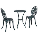 Have Bistro Sæt 3 pcs Grøn Aluminium