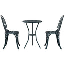 Have Bistro Sæt 3 pcs Grøn Aluminium