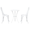 Have Bistro Sæt 3 pcs Hvid Aluminium
