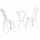 Have Bistro Sæt 3 pcs Hvid Aluminium