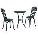 Have Bistro Sæt 3 pcs Grøn Aluminium