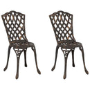 Have Stol 2 pcs Bronze 39 x 40 x 87cm Aluminium