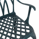 Have Stol 2 pcs Grøn 53 x 51 x 88,5cm Aluminium