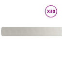 Plænekant 30 stk. 15 x 103 cm Rustfrit stål Sølv