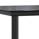5 dele spisebordssæt til haven polyrattan glas brun