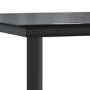 5 dele spisebordssæt til haven m. hynder polyrattan glas brun