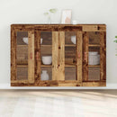 Væggeskabe 2 pcs Gammelt træ 69,5 x 34 x 90 cm Konstrueret træ