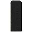 Væggeskabe 2 stk. Sort eg 69,5 x 34 x 90 cm Konstrueret træ