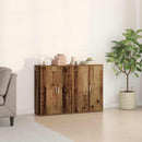Sideboard 2 pcs Gammelt træ 60 x 31 x 84 cm Konstrueret træ