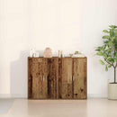 Sideboard 2 pcs Gammelt træ 60 x 31 x 84 cm Konstrueret træ