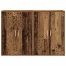 Sideboard 2 pcs Gammelt træ 60 x 31 x 84 cm Konstrueret træ