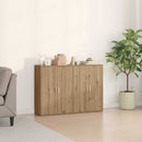 Sideboard 2 pcs Artisan Egetræ 60 x 31 x 84 cm Konstrueret træ