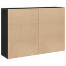 Sideboard 2 pcs Sort eg 60 x 31 x 84 cm Konstrueret træ