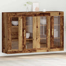 Væggeskabe 2 pcs Gammelt træ 69,5 x 34 x 90 cm Konstrueret træ