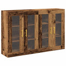Væggeskabe 2 pcs Gammelt træ 69,5 x 34 x 90 cm Konstrueret træ