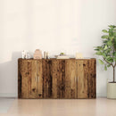 Sideboard 2 pcs Gammelt træ 79 x 38 x 80 cm Konstrueret træ