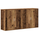 Sideboard 2 pcs Gammelt træ 79 x 38 x 80 cm Konstrueret træ