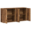 Sideboard 2 pcs Gammelt træ 79 x 38 x 80 cm Konstrueret træ