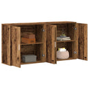 Sideboard 2 pcs Gammelt træ 79 x 38 x 80 cm Konstrueret træ