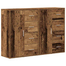 Sideboard 2 stk. Gammelt træ 60 x 31 x 84 cm Konstrueret træ