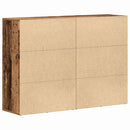 Sideboard 2 stk. Gammelt træ 60 x 31 x 84 cm Konstrueret træ