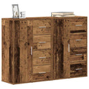 Sideboard 2 stk. Gammelt træ 60 x 31 x 84 cm Konstrueret træ