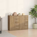 Sideboard 2 pcs Artisan Egetræ 60 x 31 x 84 cm Konstrueret træ
