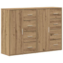 Sideboard 2 pcs Artisan Egetræ 60 x 31 x 84 cm Konstrueret træ