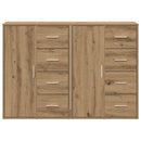 Sideboard 2 pcs Artisan Egetræ 60 x 31 x 84 cm Konstrueret træ
