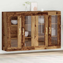 Væggeskabe 2 pcs Gammelt træ 69,5 x 34 x 90 cm Konstrueret træ