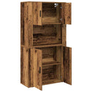 Highboard Gammelt træ 80 x 33 x 150 cm Konstrueret træ