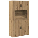 Highboard Artisan Egetræ 80 x 33 x 150 cm Konstrueret træ