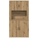 Highboard Artisan Egetræ 80 x 33 x 150 cm Konstrueret træ