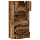 Highboard Gammelt træ 80 x 33 x 150 cm Konstrueret træ